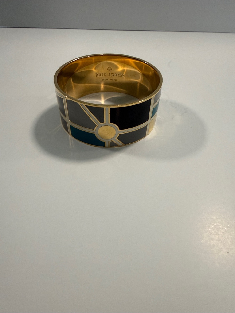 Kate Spade New York “About Town” Geometric Statement Bangle Bracelet - Picture 6 of 6